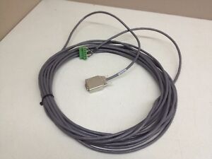 NEW Lasermax Roll Systems PART 739654 Cable 4-strand w/terminal blk + 9-pin plug
