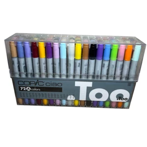 TOO Copic Ciao 72 Colors B Set Marker Pens Tested All Have Ink From Japan - Bild 1 von 1