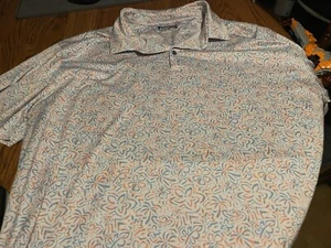 Ben Hogan Performance Golf Polo Shirt Hawaiian Tropical Floral Print 3XL - Picture 1 of 2