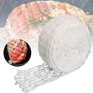 16,5 Fuß Fleischnetz Rolle Größe 18 Elastisch Geräuchert Geflügel Schinken Netz Kochen Räuchern - Bild 1 von 12