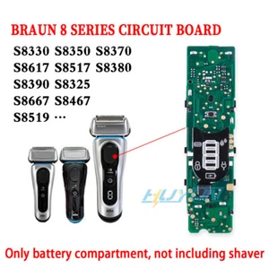 Braun S8 PCB Battery Motherboard - Ideal for Series 8 PRO S8330 - 8380 Models - Picture 1 of 6