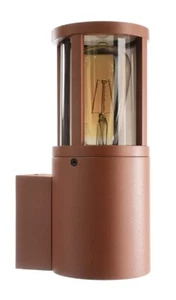 Deko-Light Wandaufbauleuchte Facado II rund getönt 1x max 20W Rost Eingangsspann - Bild 1 von 3