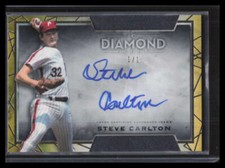 2022 Topps Diamond Icons Autographs Gold DIASCA Steve Carlton Auto 1/1