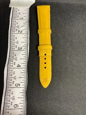 Correa de reloj pulsera de cuero genuino fósil sin cierre 18 mm N309 Foto 1 de 3