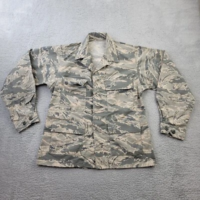 Chaqueta Militar BDU Para Hombres 38S Botón Tigre Rayas Verdes Bolsillos Manga Larga Foto 1 de 4