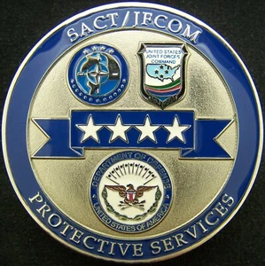 SACT / JFCOM Joint Forces Command Protective Services Challenge Coin - Bild 1 von 2
