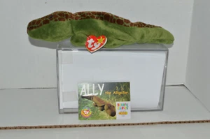 Ty Beanie Baby~#4032~4th Gen~Ally~Alligator~Good Heart Tag~Trading Card~NB - Picture 1 of 3