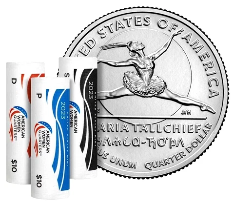 2023 P D S Maria Tallchief (3 Coin Set) American Women Quarters    **Pre-sale** Cover