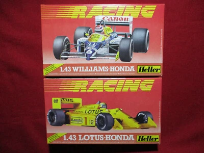 Ayrton Senna vs Nigel Mansell 1987 Lotus+Honda Williams F1 1/43 Scale Model Kit - Image 1 of 4