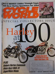 Cycle World Magazine October 2003 Special Collectors Issue Harley at 100 - Bild 1 von 2