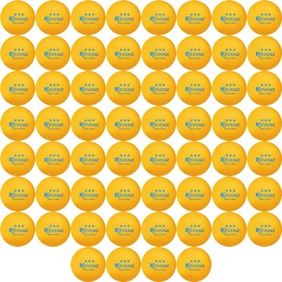 KEVENZ 60-Pack 3 Star Ping Pong Balls 40+mm Advanced Table Tennis Ball Bulk Ou
