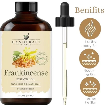 Frankincense Essential Oil Huge 4 Fl Oz 100% Pure and Natural - Image 1 of 4