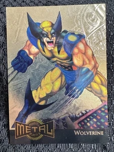 Wolverine - Fleer 1995 Marvel Metal Trading Cards #18 Gold Blaster - Bild 1 von 3
