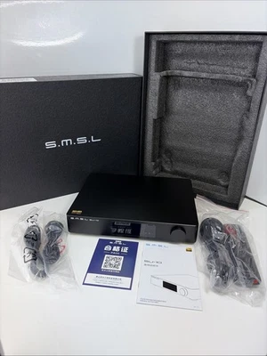 SMSL SU-10 Bluetooth DAC USB DSD512 decoder audio doppio ES9038PRO XU316 con telecomando - Immagine 1 di 4