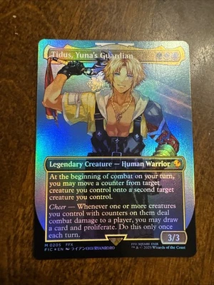 Tidus, Yuna's Guardian (Borderless) Commander: Final Fantasy Foil - Image 1 of 2