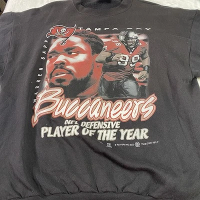 Sudadera De Colección Tampa Bay Buccaneers Para Hombre Grande Warren Sapp 2000 Foto 1 de 4