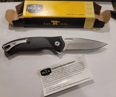 Buck Inertia Assisted Pocket Knife 293, 2017 build, NEW NOS - Image 1 of 4