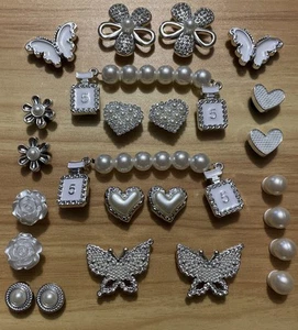 Elegante ~ Dijes para zapatos ~ 24 piezas ~ Añade algo de brillo a tus zuecos ~ Nuevo - Imagen 1 de 13