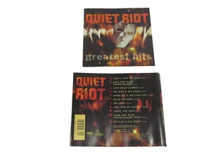Quiet Riot - Greatest Hits CD front & Rear Artwork ONLY - Foto 1 di 2