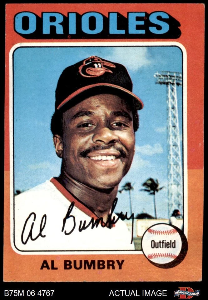 1975 Topps Mini #358 Al Bumbry Orioles 3 - VG - Image 1 of 1