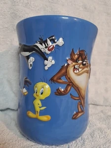 Warner Brothers X Pres  Corp 2001 Rare Blue  Cookie Jar lid missing - Picture 1 of 6