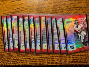 LOT OF (12) 2005 Bowman Chrome Football RED REFRACTORS ‼️FRESH PACKS‼️-See Pics - Picture 1 of 7