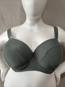 Swimsuits For All Green Bikini Bra Top Adjustable Straps Padded Wired Sz 18G/H - Picture 1 of 8