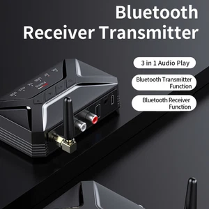 Bluetooth Transmitter Receiver 3 in 1 Bluetooth 5.0 Aux Audio Adapter - Afbeelding 1 van 17