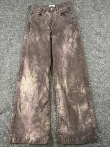 PAIGE Genesee Crop Wide Leg Jeans Gr. 25 (25x29) Denim Dark Wash Batik - Bild 1 von 12