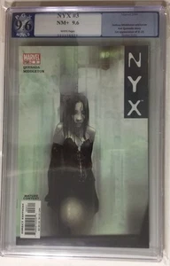 NYX #3 PGX 9.6 White Pages 1st App. X-23 Laura Kinney Wolverine 2004 (not CGC) - Picture 1 of 2