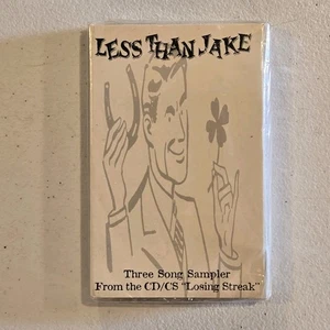 Less Than Jake - Three Song Sampler - Losing Streak CASSETTE TAPE 1996 BRAND NEW - Picture 1 of 3