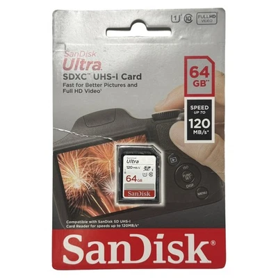 San Disk Ultra sdxc uhs-1 64gb - Image 1 of 2