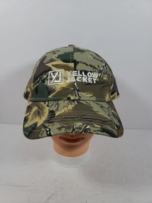 Yellow Jacket.com Camo Hat Vintage Trucker  Hook And Loop - Image 1 of 4