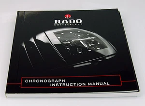 RADO Chronograph Uhr Bedienungsanleitung Manual Booklet Chrono 20.0015 - Bild 1 von 2