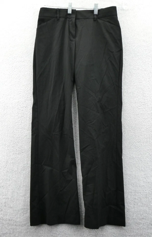 Express Editor Pants 0 Womens 28x34 Black Straight Leg Dress Pants 28 x 34 Suit - Image 1 of 4