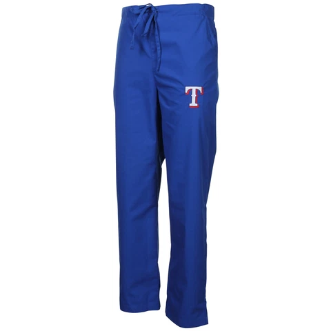 Unisex Royal Blue Texas Rangers Scrub Pants Cover