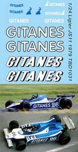 1/24 Decals per Ligier JS11 1979 TB Decal TBD1031 - Picture 1 of 1