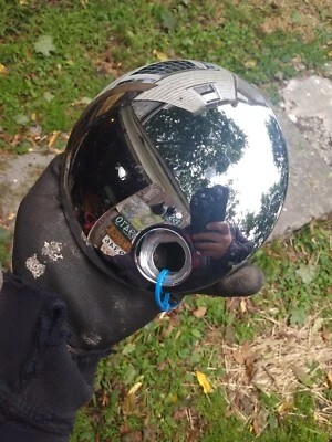 Tapa tapa de gas cromada Harley Davidson tablero touring modelo 61278-08 P2 usada HD3 Foto 1 de 4