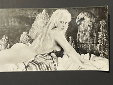 Curiosa photo années 1970 nu féminin mannequin pin up starlette cinema