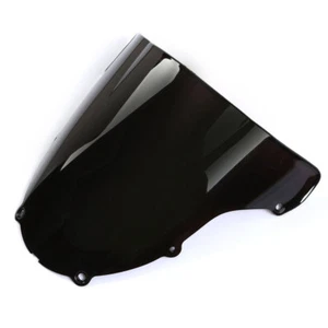 New Black ABS Windshield Shield Fit For 2003-2004 Kawasaki Ninja ZX6R Motorcycle - Foto 1 di 4