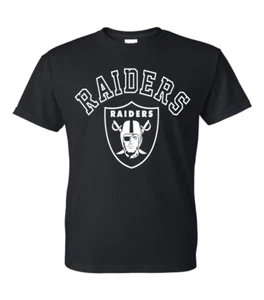 Las Vegas Raiders Logo T-Shirt - All Design Colors + Sizes S-5XL & Youth Kids - Picture 1 of 25