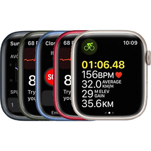 Apple Watch Series 7 (41MM) GPS/4G Cellular Aluminium All Colours
