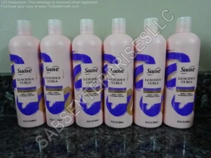 6 Suave LUSCIOUS CURLS Curly Hair Conditioner, Conditioners 16.5 FL oz. NEW - Picture 1 of 5