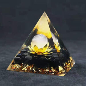 AAA Orgonite Natural Rose Quartz Crystal Sphere Ball Lotus Pyramid Mineral Tower