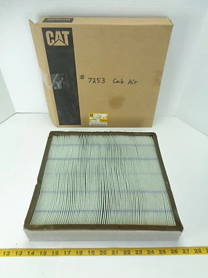 Genuine OEM CAT Caterpillar Cab Air Filter 7T-7358 Replacement Parts S - Image 1 of 4