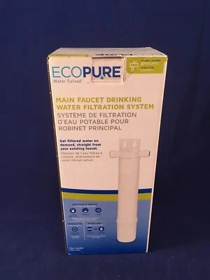 EcoPure Main Faucet Under Sink Filtration System  EPWUFF1 New - Image 1 of 4