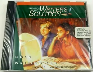 PRENTICE HALL Writer's Solution GOLD WRITING LAB (CD-ROM) New! - Picture 1 of 7