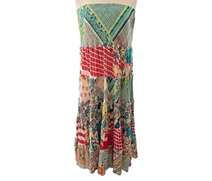 Johnny Was Skirt Women Extra Large Maxi Tiered Boho Cottage Core Festival Lined - Picture 1 of 21