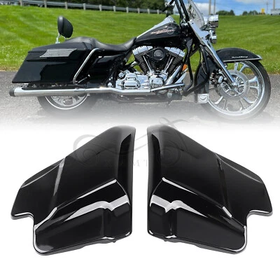 Gloss Black Fairing Panel Side Covers Fit For Harley Road King FLHR Street Glide Foto 1 de 4