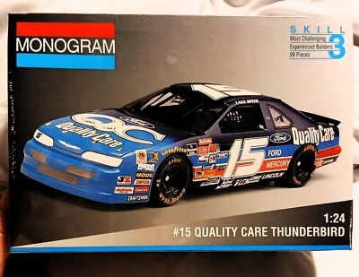 1994 Monogram Lake Speed #15 Quality Care 1:24 model kit sealed new Thunderbird - Image 1 of 4